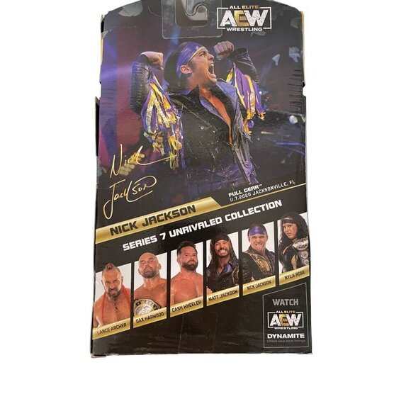 AEW Unrivaled Collection Nick Jackson Series 7 Action Figure - Picture 2 of 3